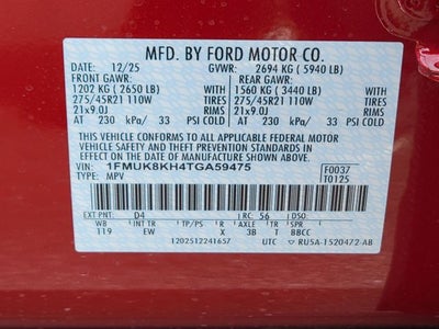 2026 Ford Explorer ST-Line