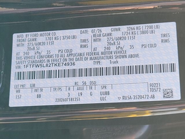 2026 Ford F-150 Lariat