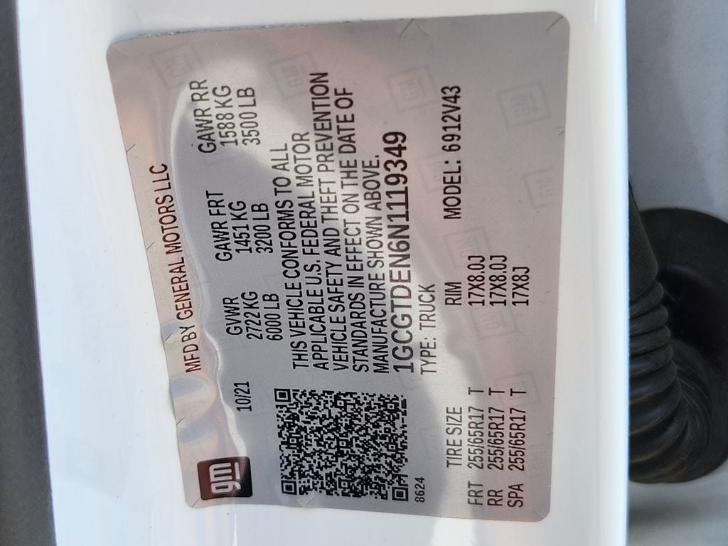2022 Chevrolet Colorado 4WD Crew Cab Long Box Z71