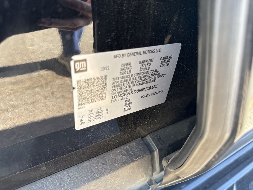 2022 Chevrolet Tahoe RST