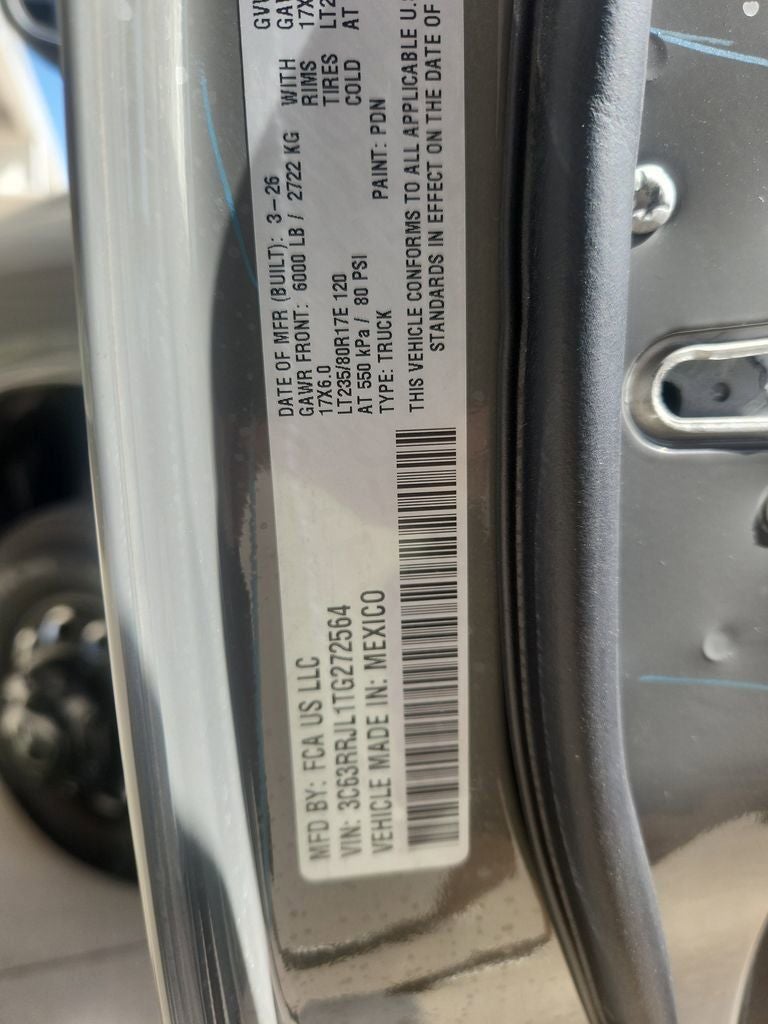 2026 RAM 3500 RAM 3500 LARAMIE CREW CAB 4X4 8' BOX