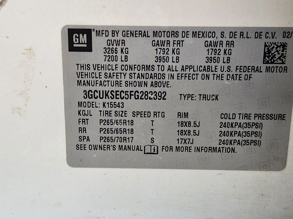 2015 Chevrolet Silverado 1500 LTZ