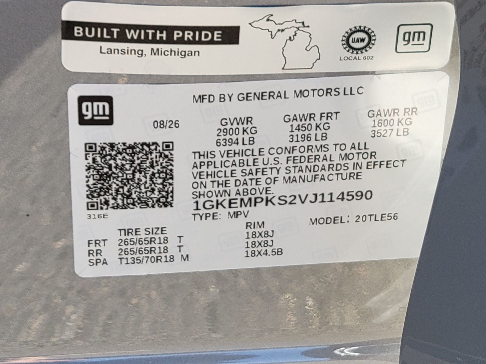 2027 GMC Acadia AT4