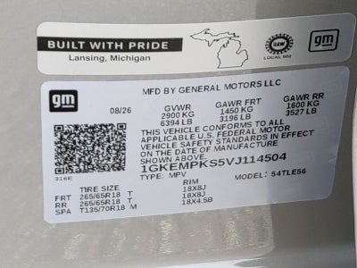 2027 GMC Acadia AT4