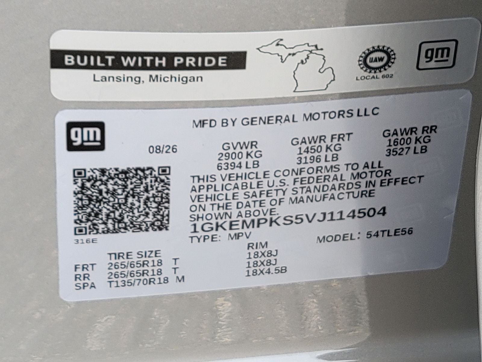 2027 GMC Acadia AT4