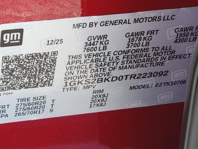 2026 GMC Yukon Elevation