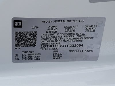 2026 GMC Sierra 3500HD SLE