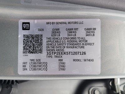 2026 GMC Canyon AT4X