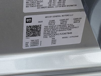 2026 GMC Sierra 1500 Elevation