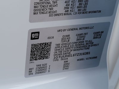 2026 GMC Sierra 1500 Denali Ultimate