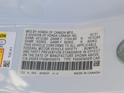 2022 Honda Civic Touring