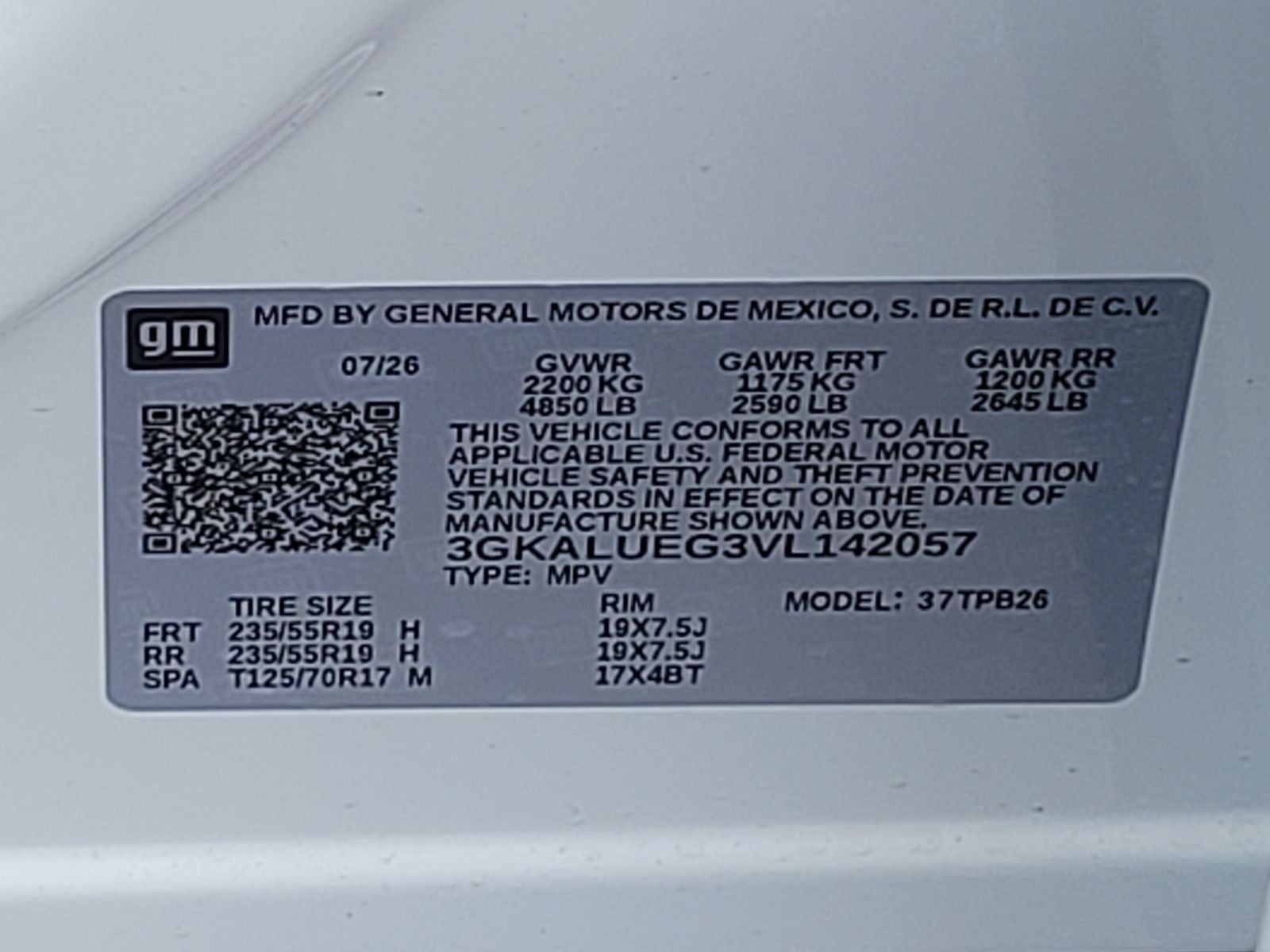 2027 GMC Terrain Elevation