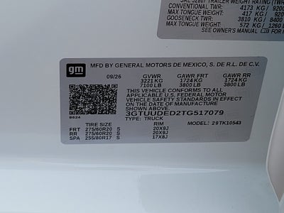 2026 GMC Sierra 1500 SLT