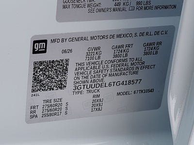 2026 GMC Sierra 1500 SLT