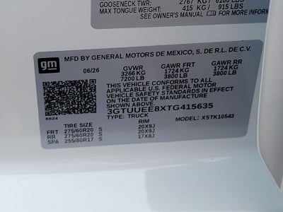 2026 GMC Sierra 1500 AT4
