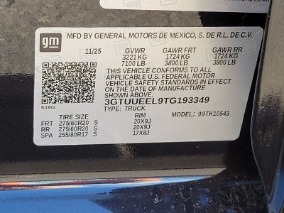 2026 GMC Sierra 1500 AT4