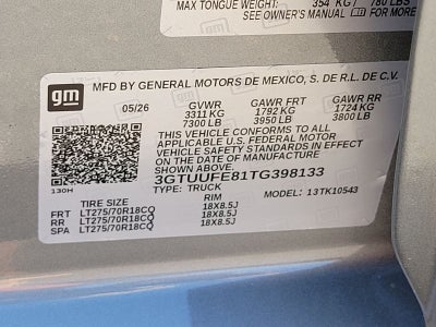 2026 GMC Sierra 1500 AT4X