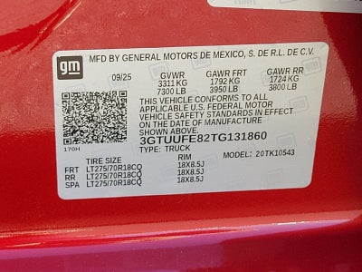 2026 GMC Sierra 1500 AT4X