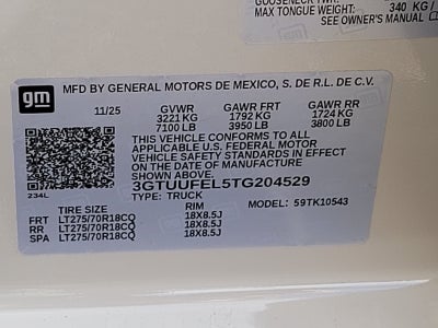 2026 GMC Sierra 1500 AT4X