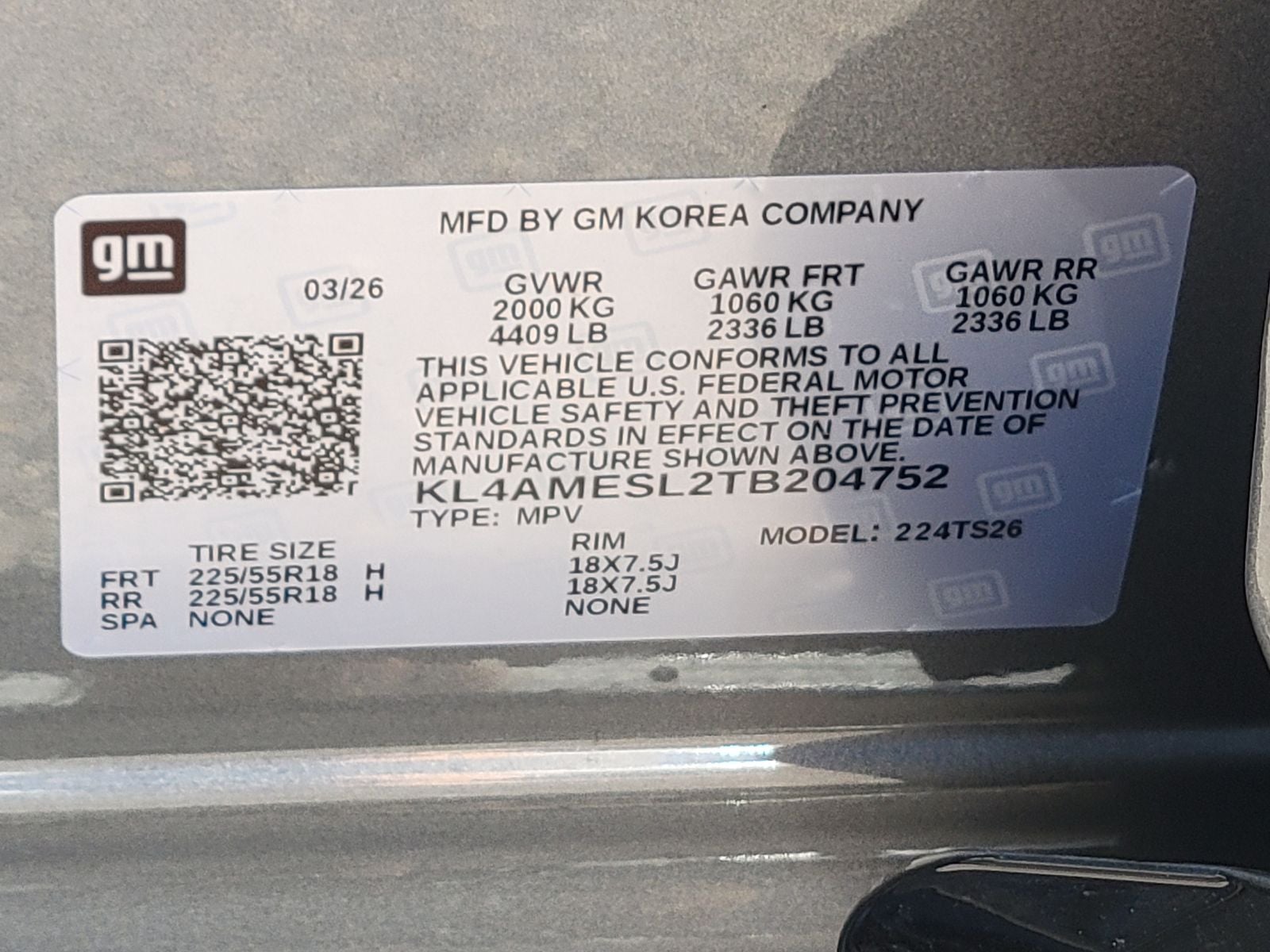 2026 Buick Encore GX Sport Touring