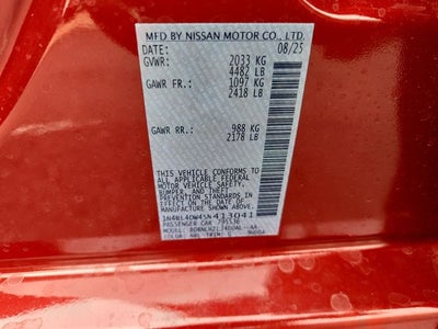 2025 Nissan Altima SV