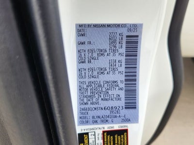 2026 Nissan Frontier S