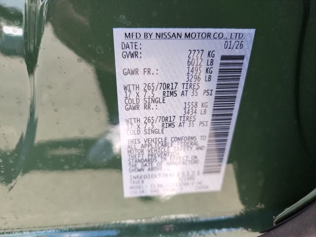 2026 Nissan Frontier PRO-4X