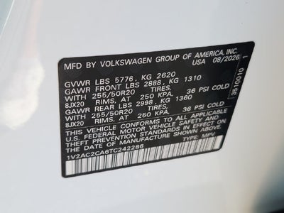 2026 Volkswagen Atlas Cross Sport 2.0T SEL R-Line Black