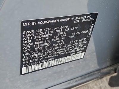 2026 Volkswagen Atlas Cross Sport SEL R-Line Black