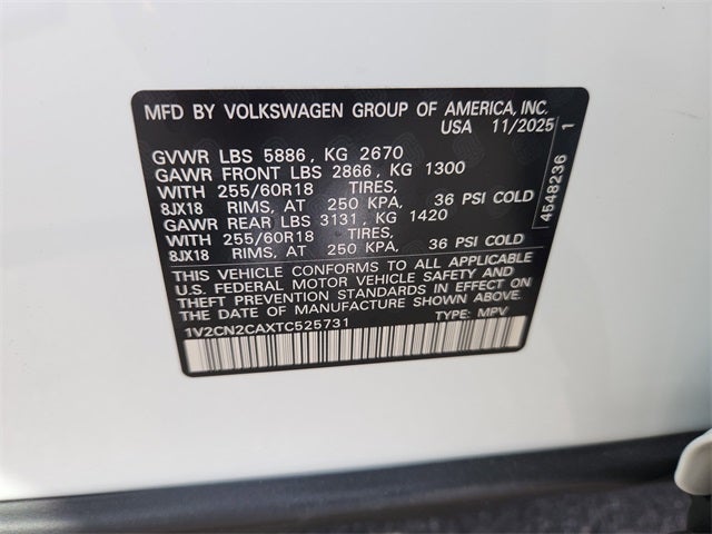 2026 Volkswagen Atlas 2.0T Peak Edition