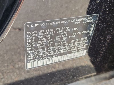 2026 Volkswagen Atlas 2.0T Peak Edition