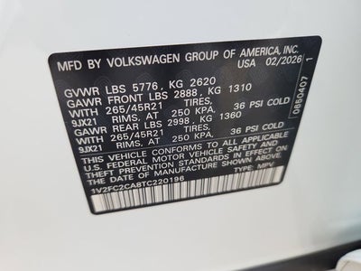 2026 Volkswagen Atlas Cross Sport 2.0T SEL Premium R-Line