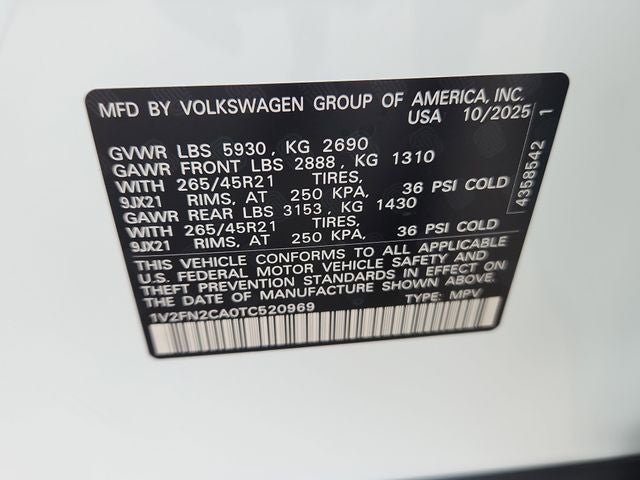 2026 Volkswagen Atlas 2.0T SEL Premium R-Line