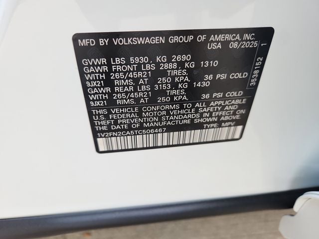 2026 Volkswagen Atlas 2.0T SEL Premium R-Line