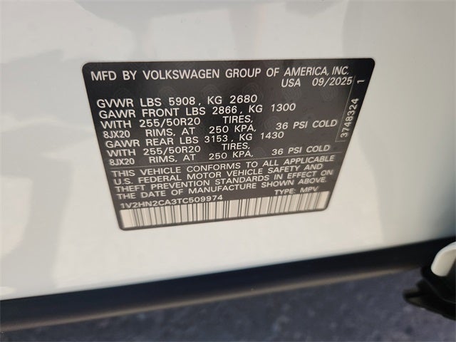 2026 Volkswagen Atlas 2.0T SE w/ Technology