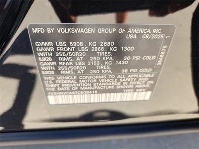 2026 Volkswagen Atlas 2.0T SE w/ Technology