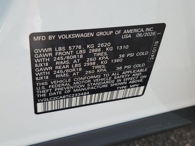 2026 Volkswagen Atlas Cross Sport 2.0T SE