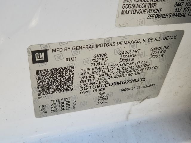 2021 GMC Sierra 1500 Elevation