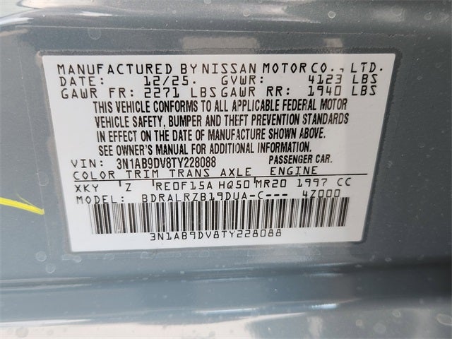 2026 Nissan Sentra SR