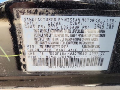 2026 Nissan Sentra SL