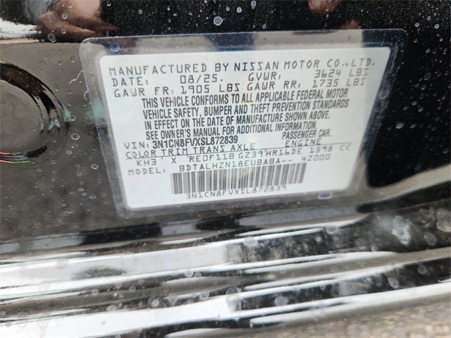 2025 Nissan Versa SR