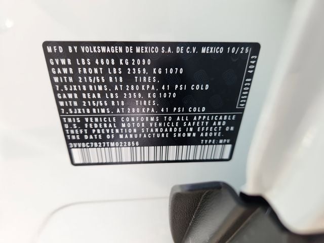 2026 Volkswagen Taos 1.5T S