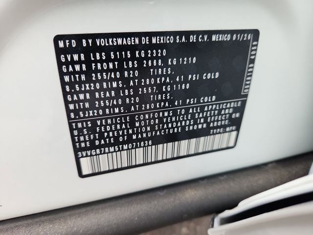 2026 Volkswagen Tiguan 2.0T SE R-Line Black