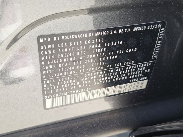 2026 Volkswagen Tiguan 2.0T SE R-Line Black