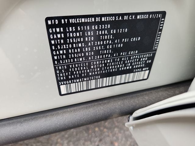 2026 Volkswagen Tiguan 2.0T SE R-Line Black