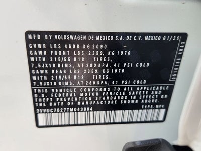 2026 Volkswagen Taos 1.5T SE