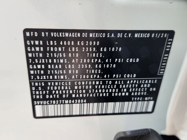 2026 Volkswagen Taos 1.5T SE