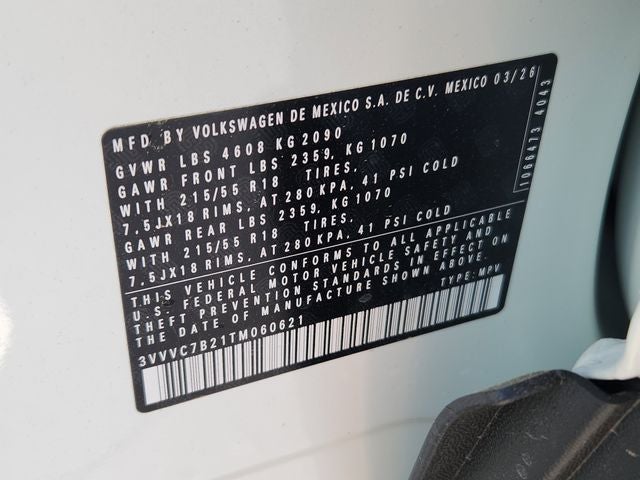 2026 Volkswagen Taos 1.5T SE