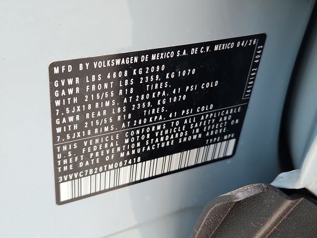 2026 Volkswagen Taos 1.5T SE