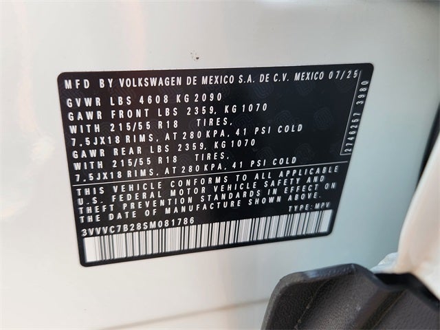 2025 Volkswagen Taos 1.5T SE